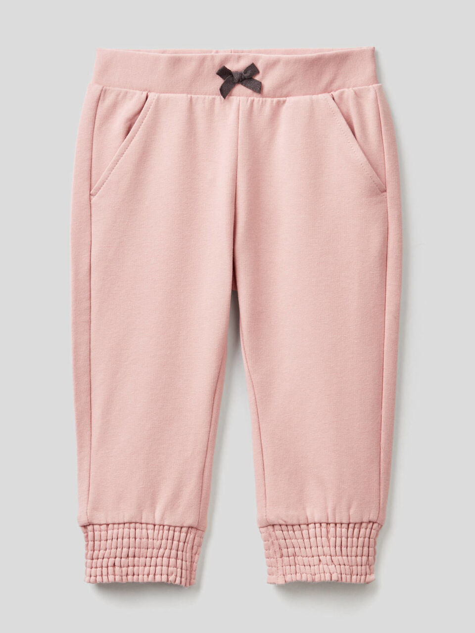 Pantalón de felpa de algodón orgánico elástico image number 1
