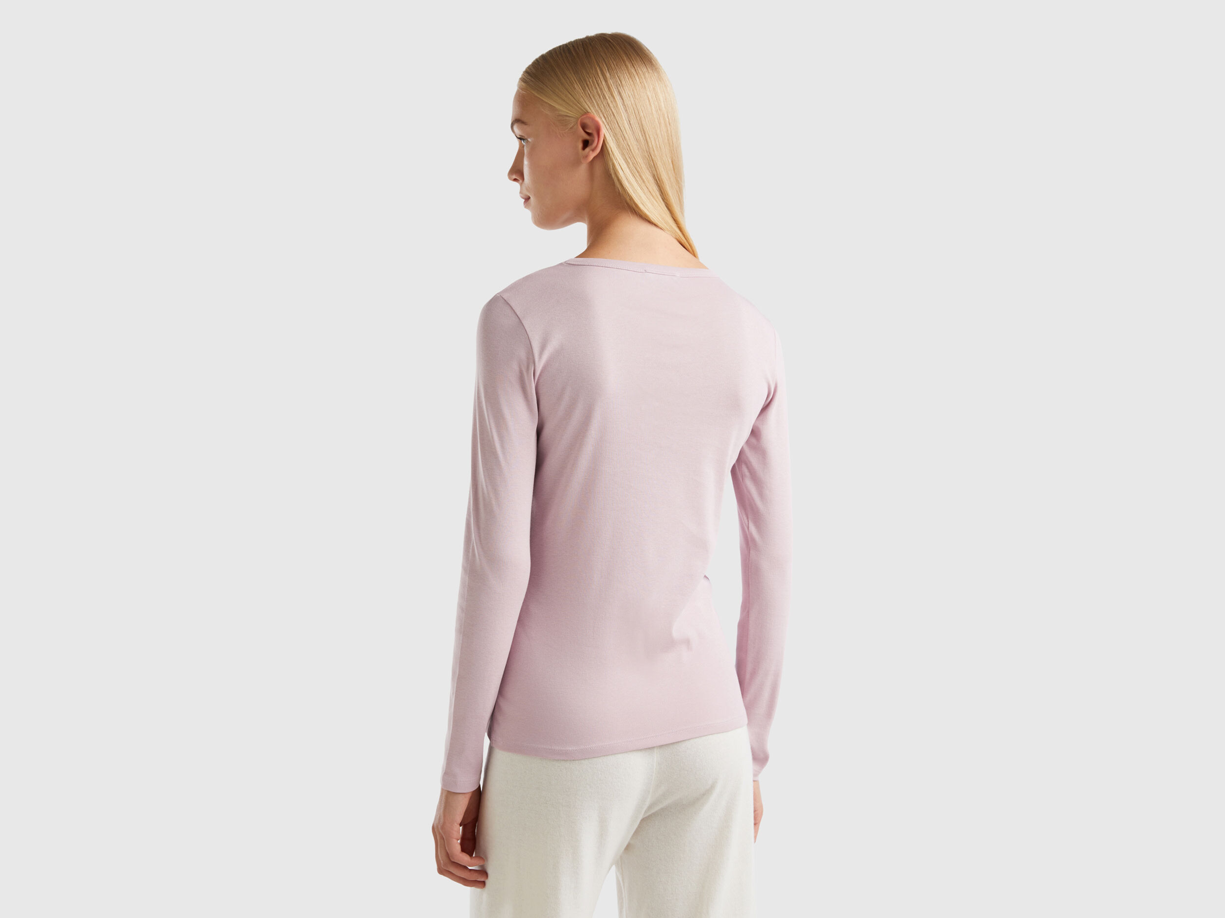 Camiseta manga larga 2025 lila