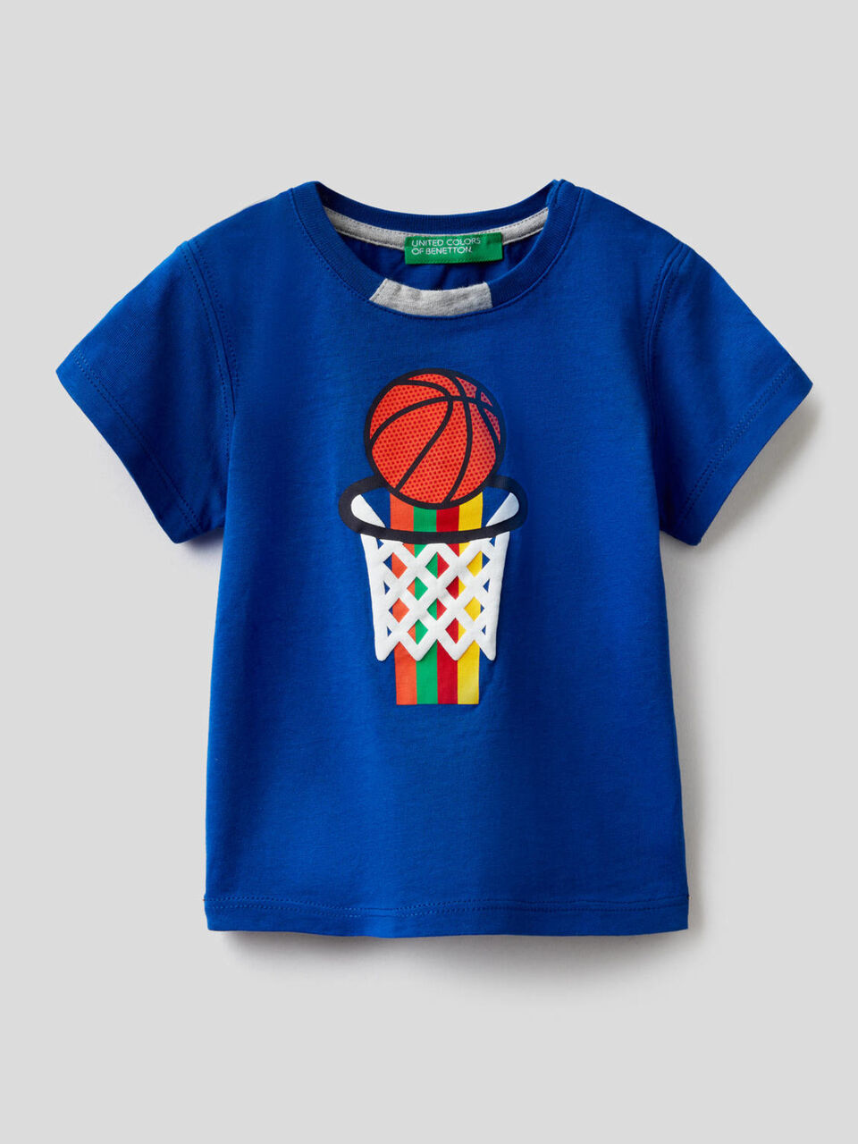 Camiseta de 100 % algodón con estampado multicolor image number 1