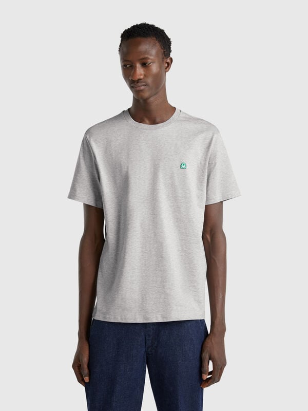 Camiseta básica de algodón  Hombre