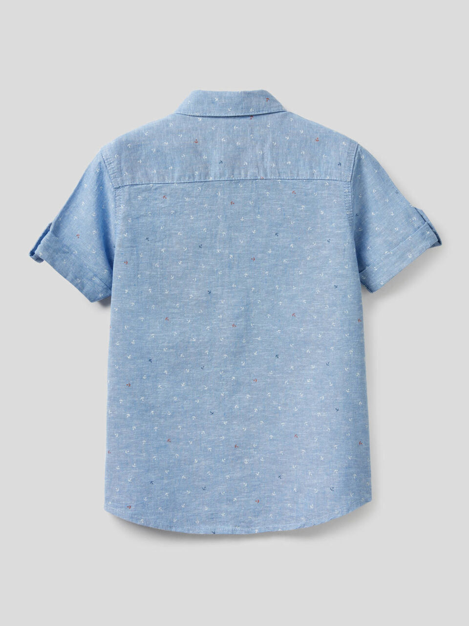 Camisa deportiva confeccionada en mezcla de algodón y lino image number 2