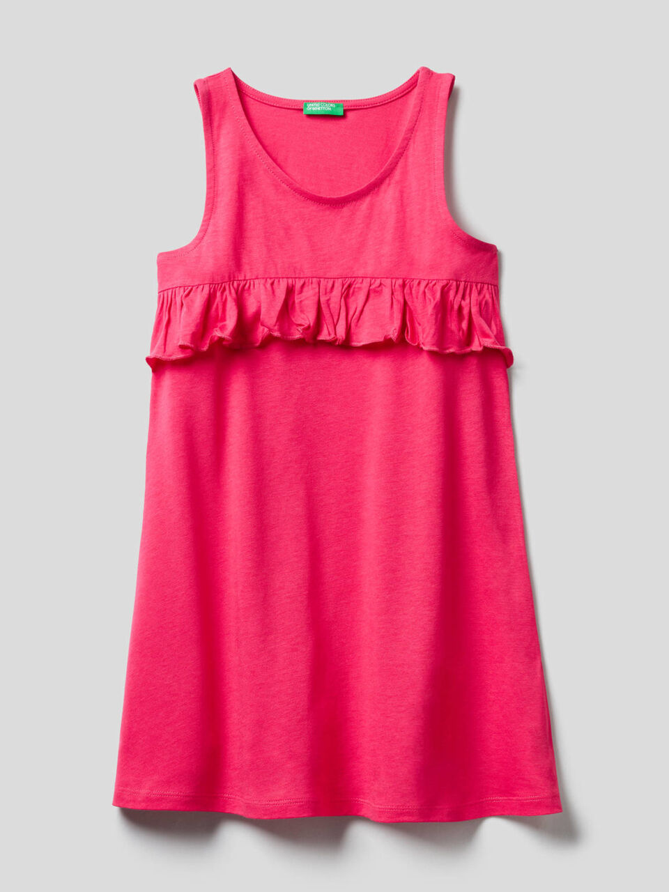Vestido playero con volante image number 1