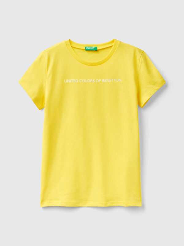 Camiseta de 100 % algodón con logotipo Niña
