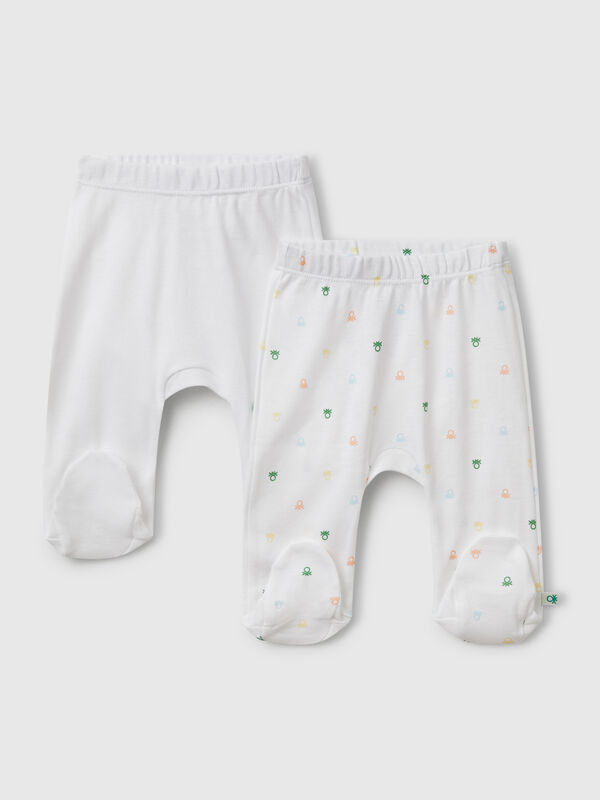 Dos pantalones de algodón . Recién nacidos