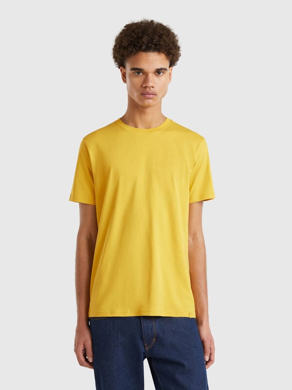 Camiseta mostaza Hombre