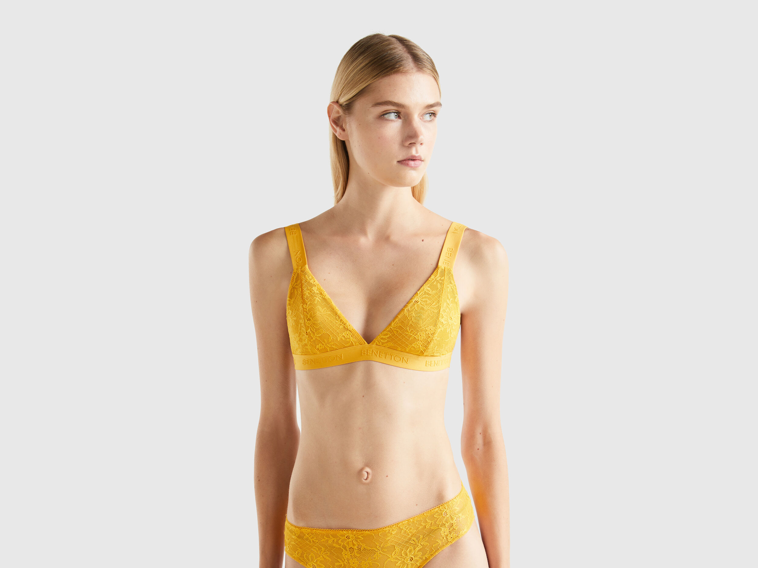 Sujetador amarillo clearance