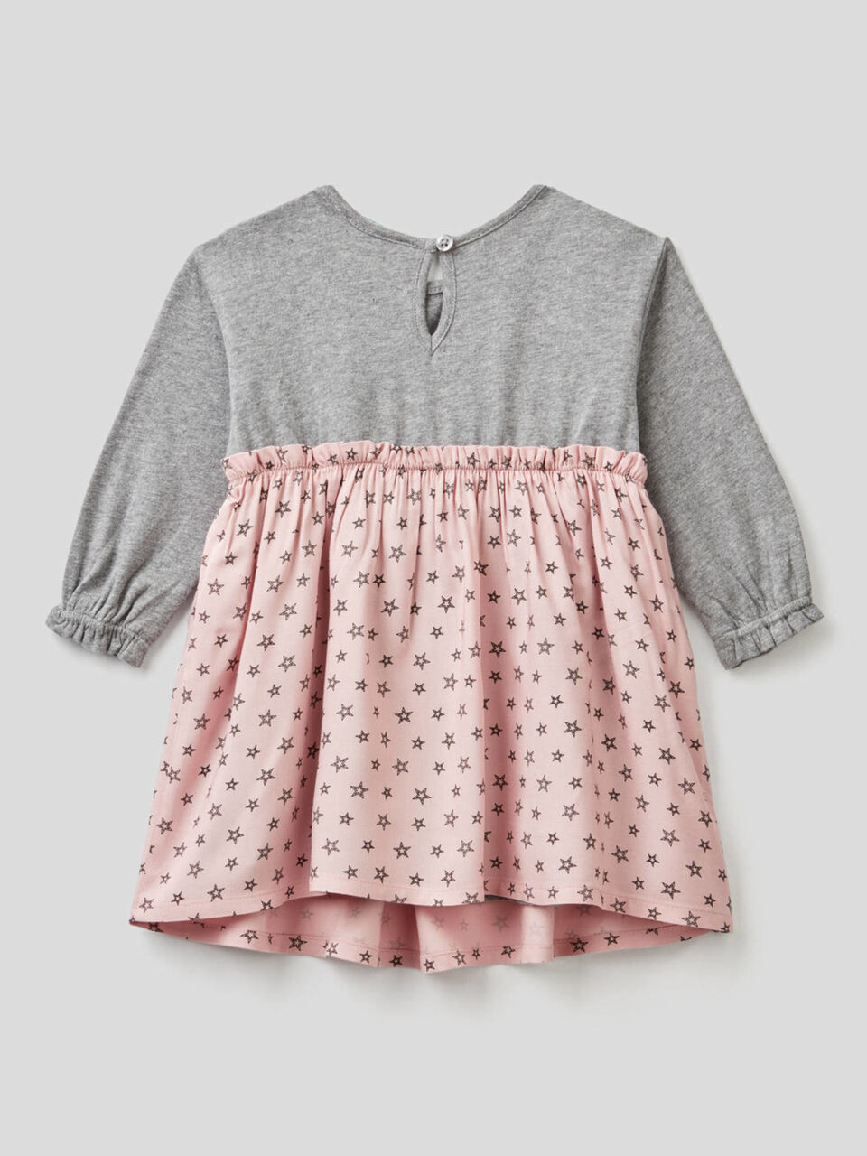 Vestido bicolor con frunces image number 2