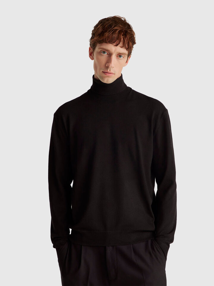 TURTLE NECK SWEATER Hombre