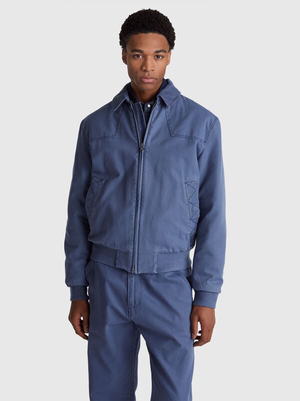 Chaqueta acolchada de puro algodón. Hombre