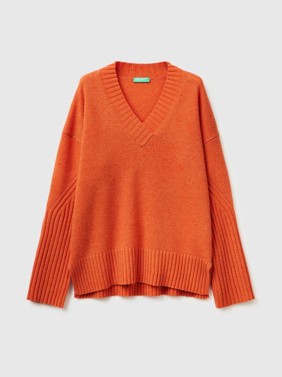 V NECK SWEATER L/S Mujer image number 1