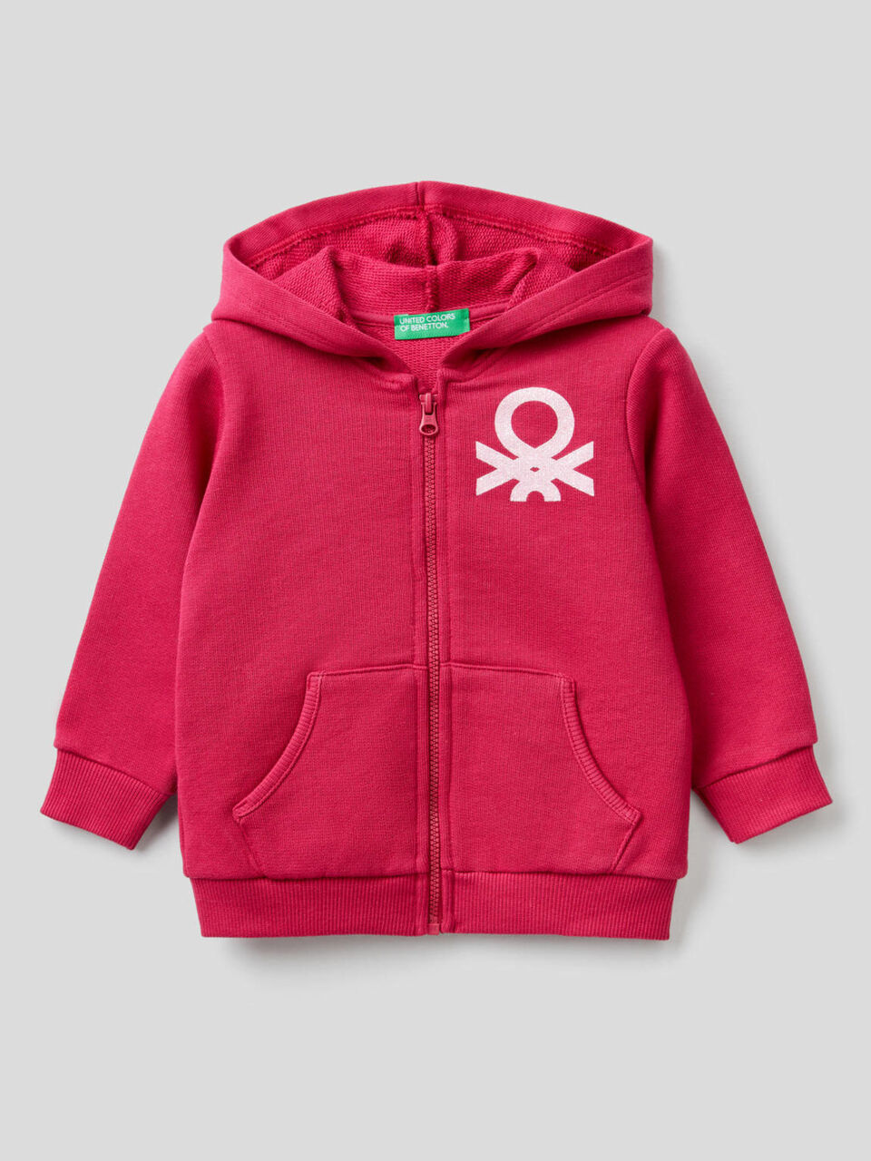 Sudadera con cremallera y capucha image number 1