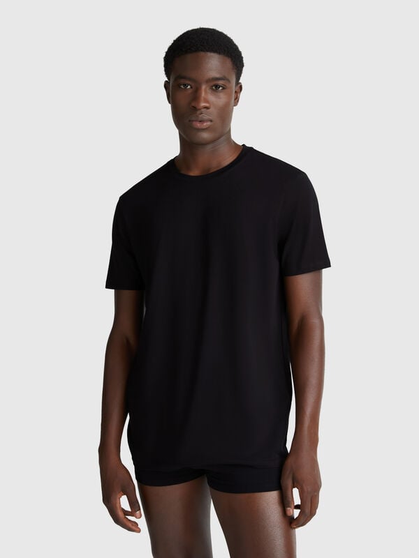 Camiseta de algodón de fibra larga Hombre