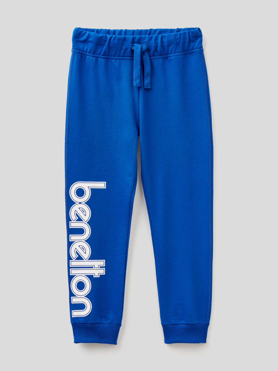 Pantalón de felpa de 100 % algodón con logotipo image number 1