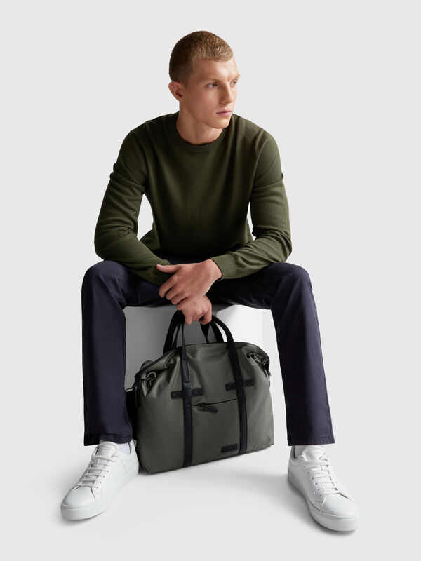 Pantalones chinos de algodón de corte entallado Hombre