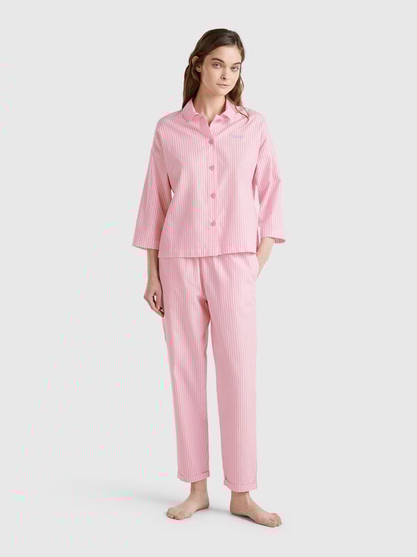 Pantalón rayas verticales Mujer