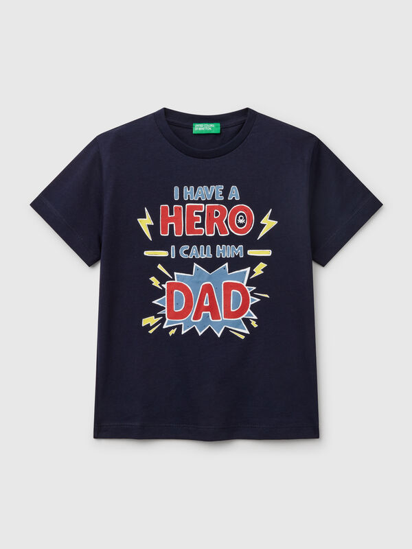 Camiseta de algodón con estampado Niño