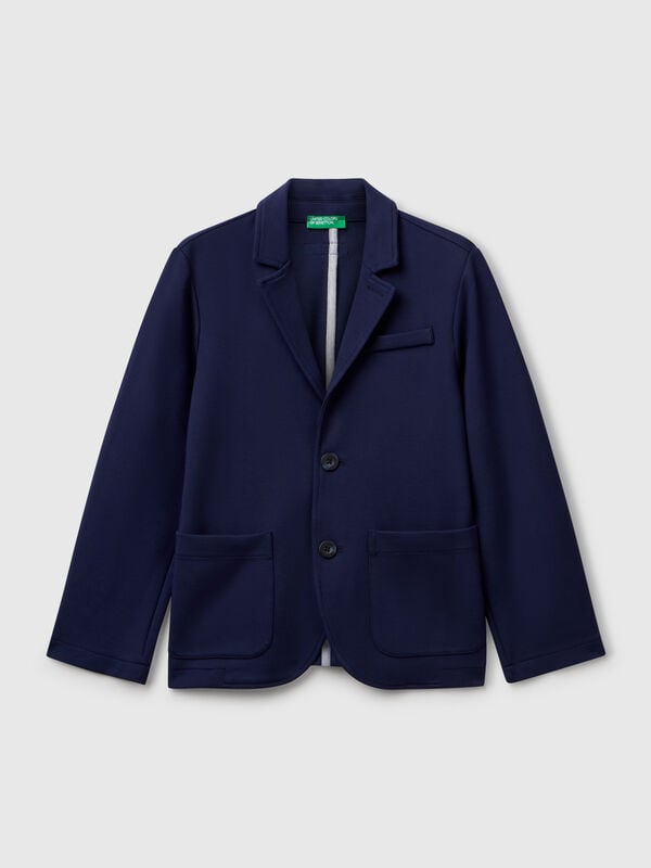 Blazer de mezcla de viscosa Niño