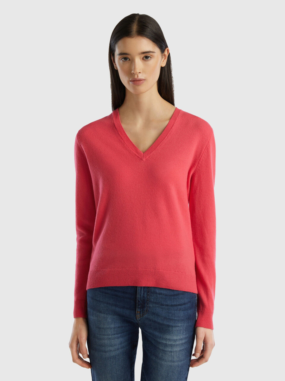 Lana Merina Prendas de Punto Ic nico Mujer Colecci n 2024 Benetton