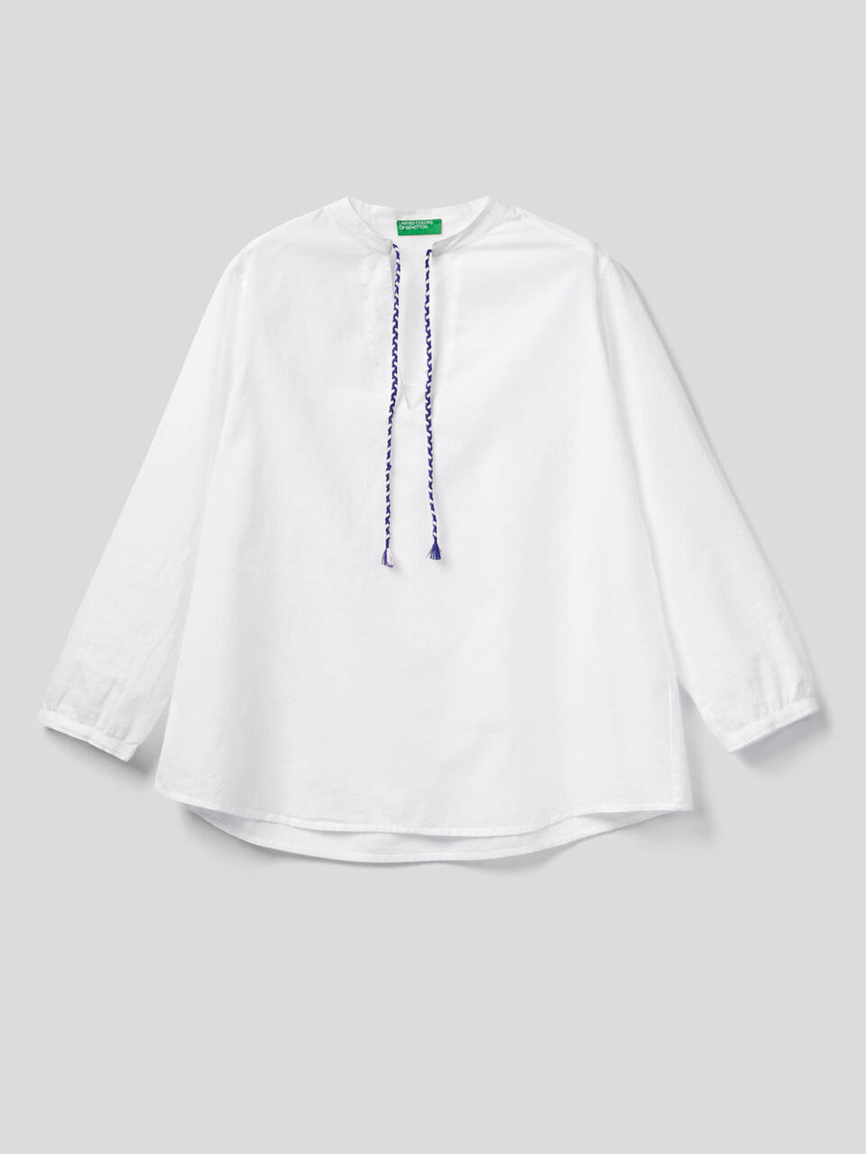 Blusa de manga larga de 100% algodón image number 1