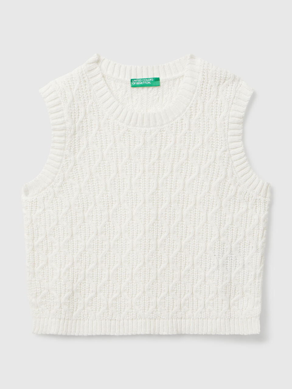 SLEEVELESS SWEATER Niña image number 1