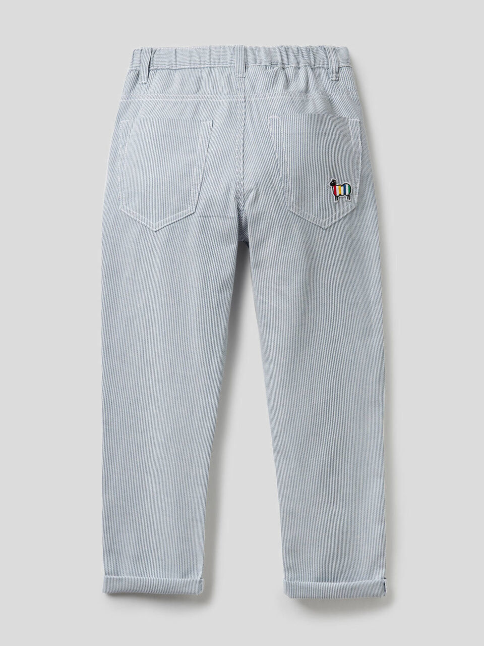 Pantalón de rayas de 100% algodón image number 2