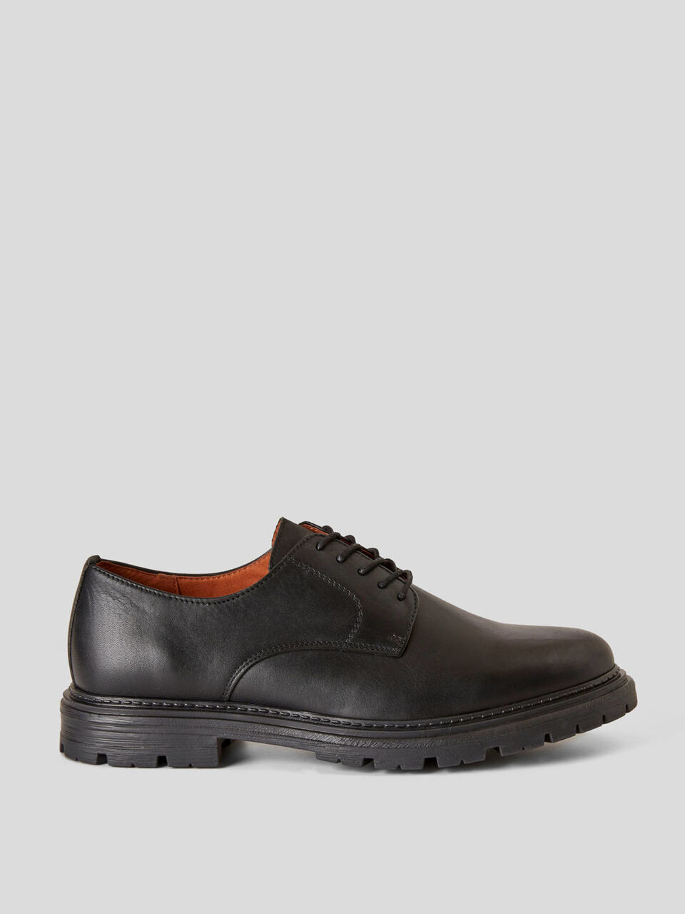 Zapatos derby de piel auténtica image number 1