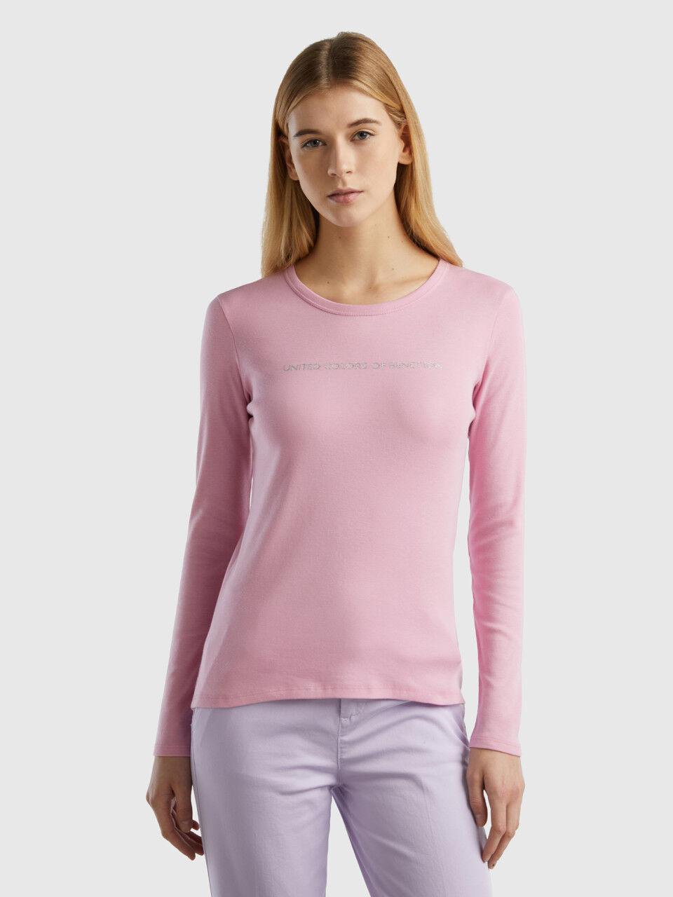 Camisetas basicas benetton best sale mujer