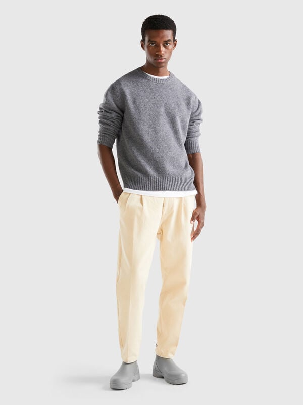 Jersey de lana Shetland Hombre