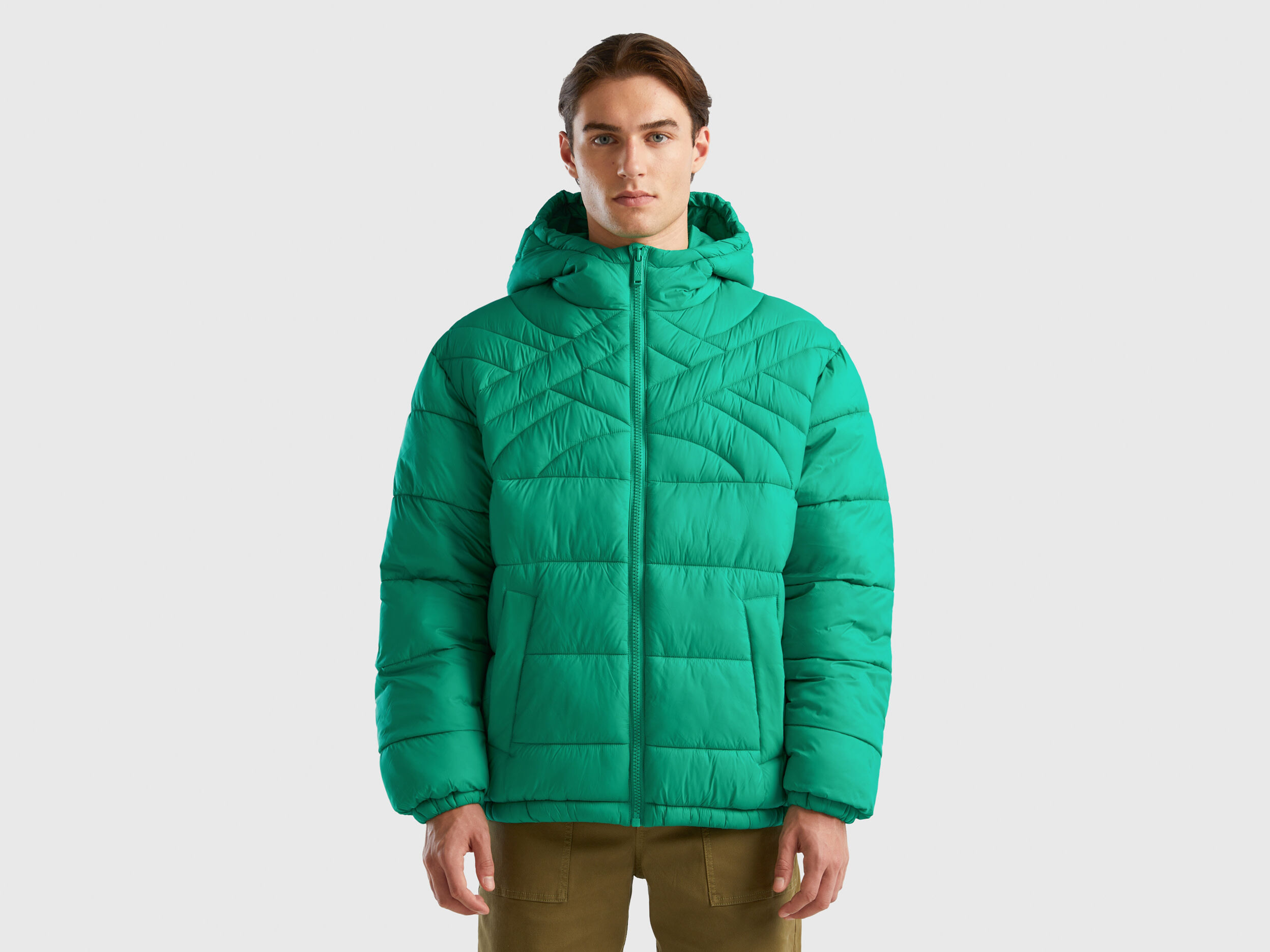 Plumiferos benetton hombre 2025