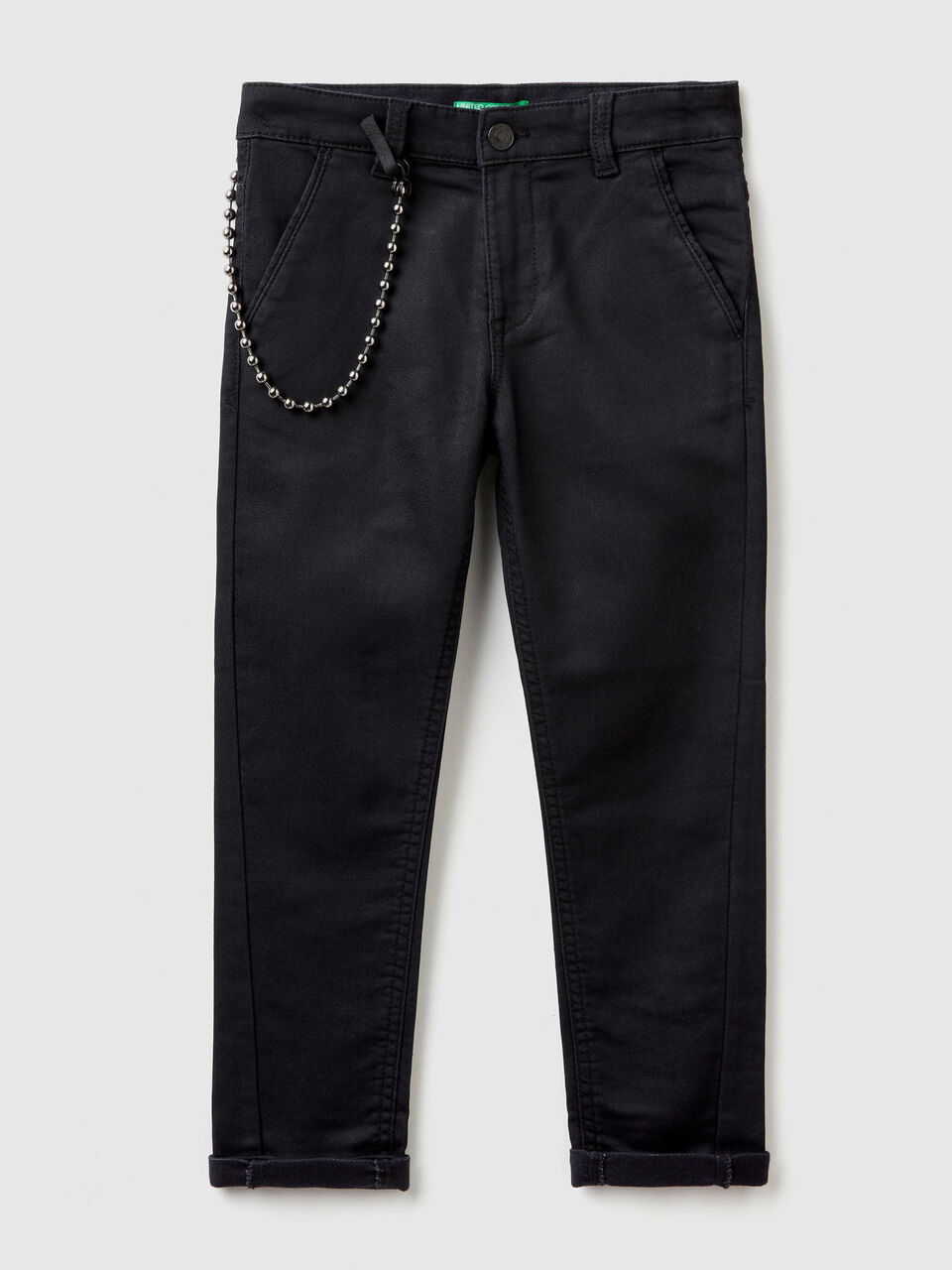Pantalón ceñido con cadena image number 1