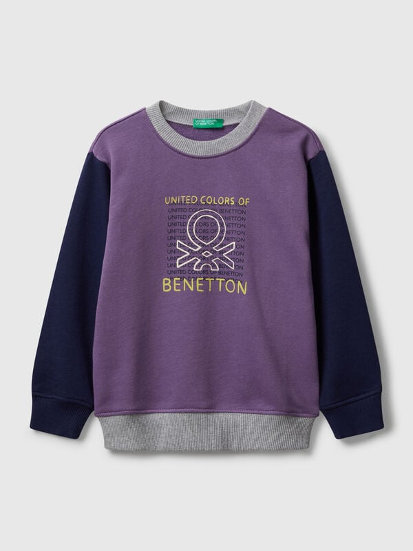 Sudadera de corte regular con estampado Niño