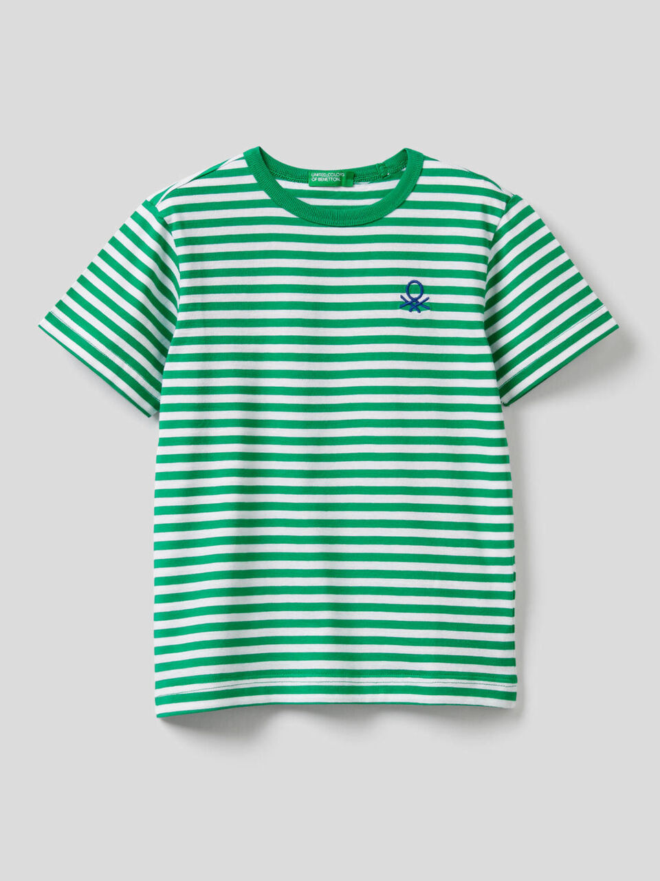 Camiseta de rayas de 100 % algodón image number 1