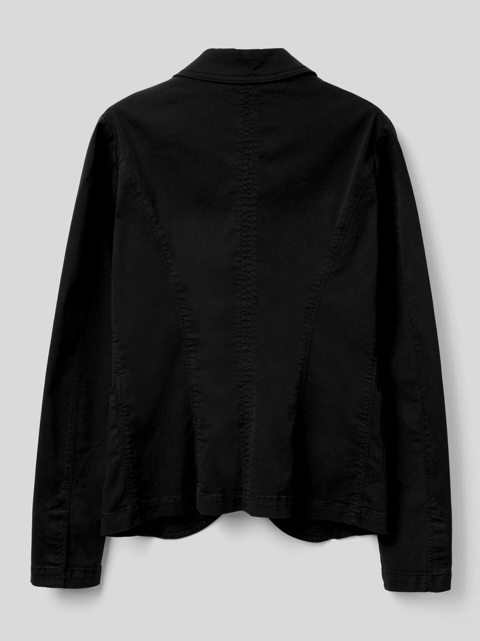 Blazer entallado de algodón elástico image number 2