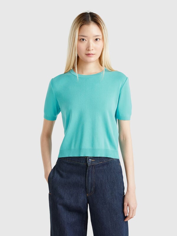 Camisa manga corta 100% algodón Mujer
