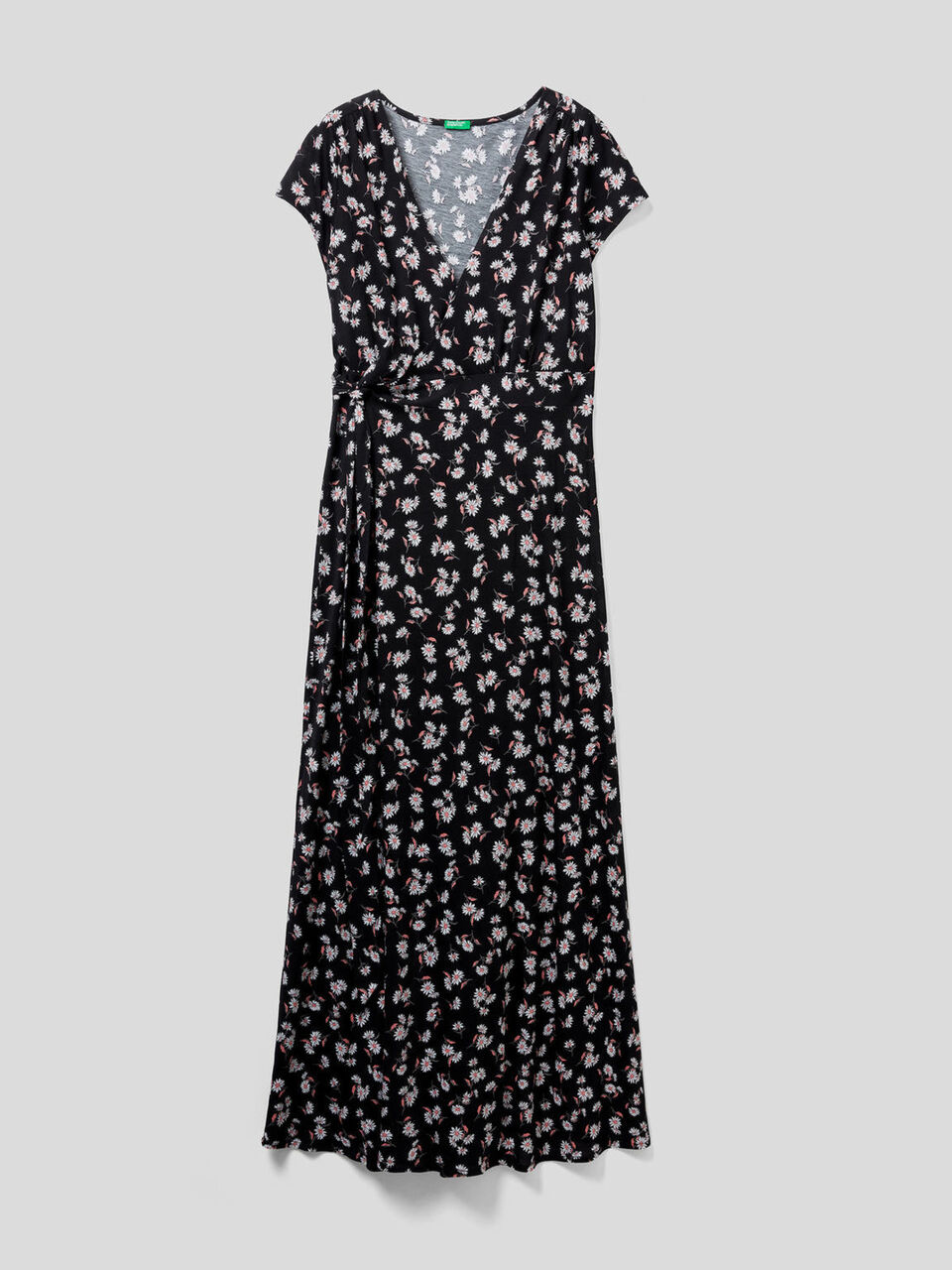 Vestido largo con estampado floral image number 1