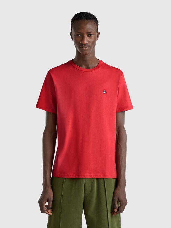 Camiseta básica de algodón  Hombre