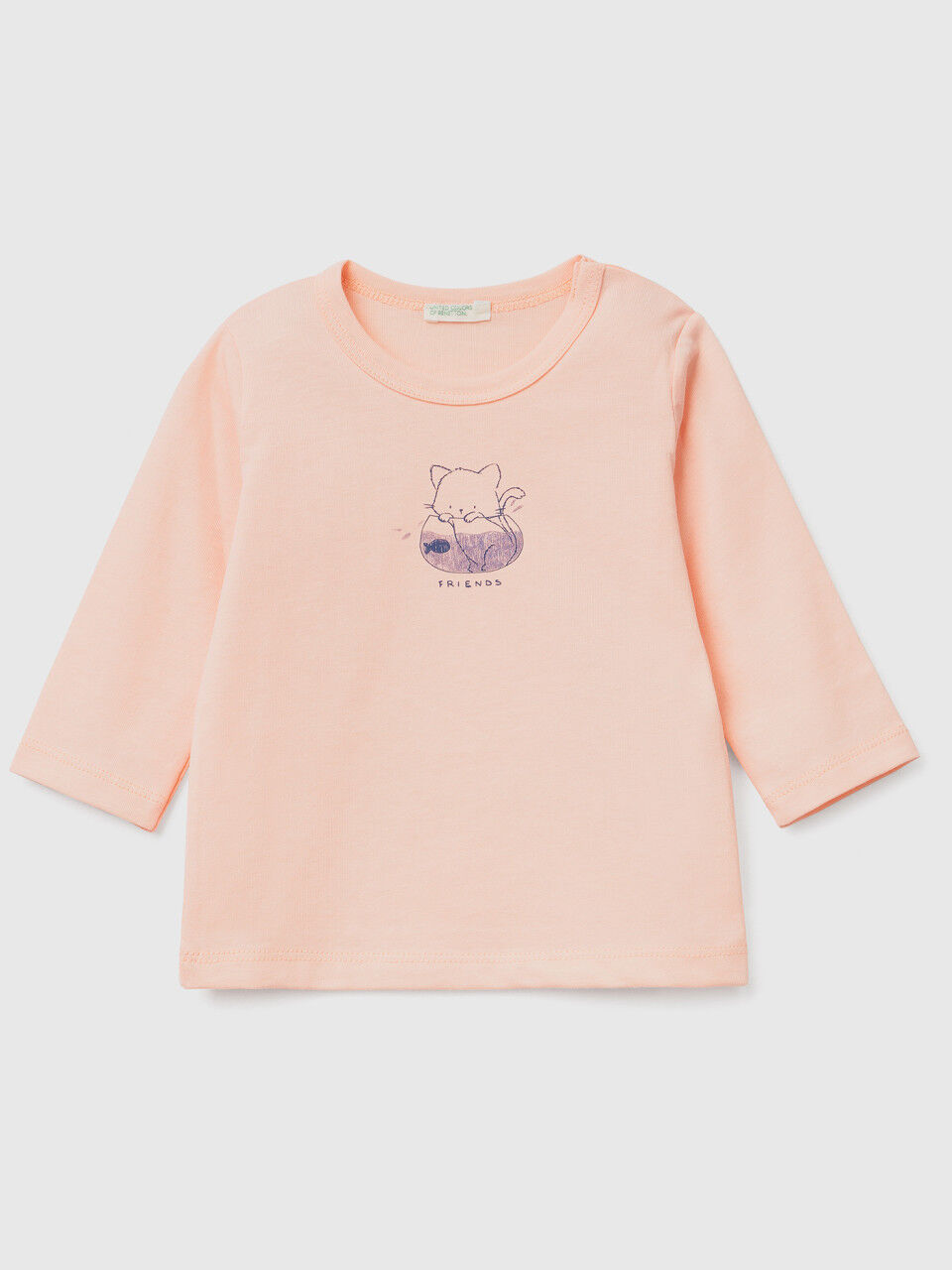 Camiseta de manga larga de algodón orgánico