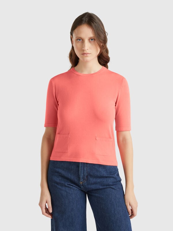 Jersey manga corta Mujer