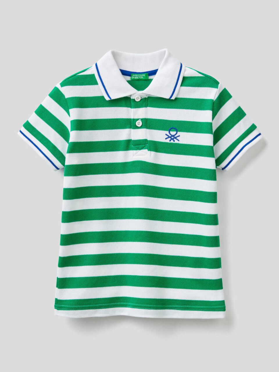 Polo de rayas de 100 % algodón image number null