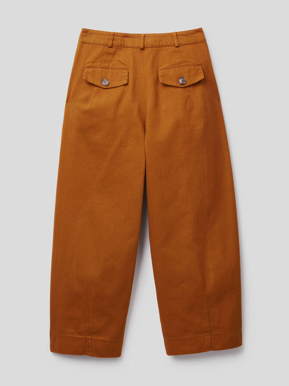 Pantalón de pernera amplia de 100% algodón image number null