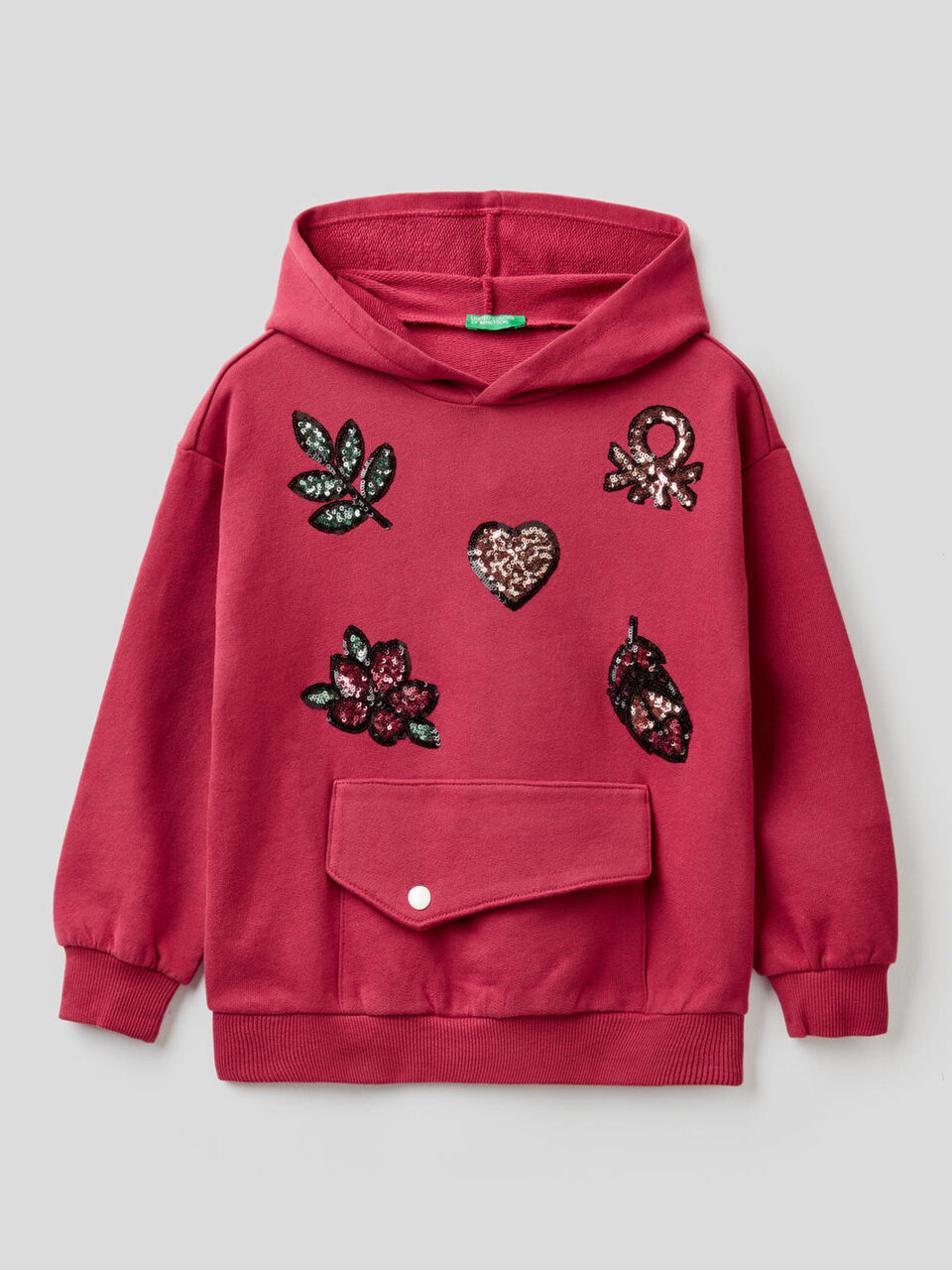 Sudadera con parche de lentejuelas image number 1