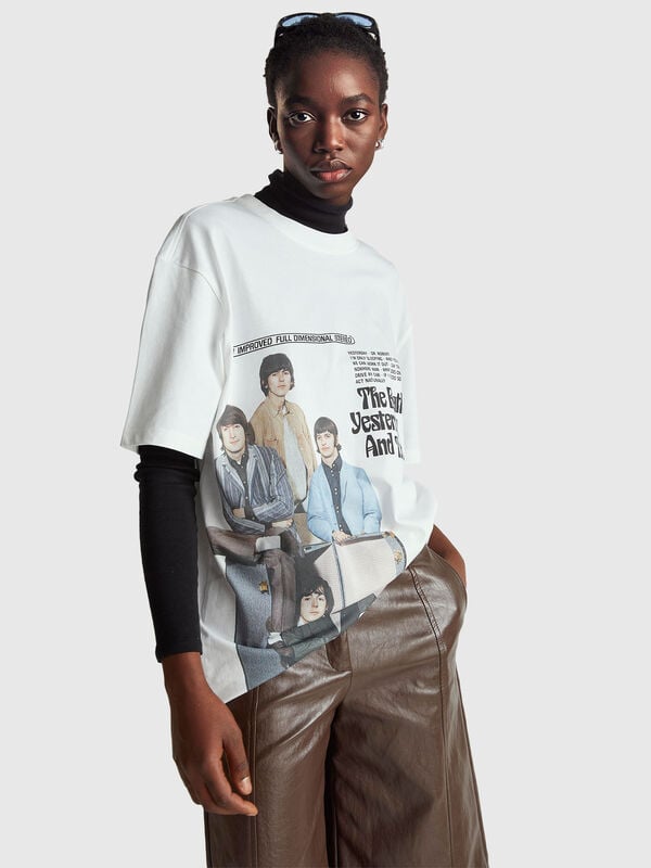 Camiseta de algodón de los Beatles