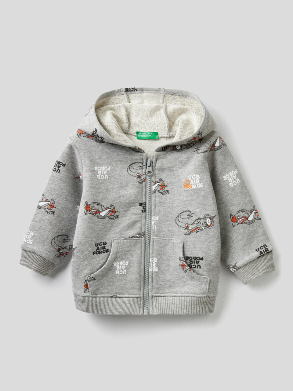 Sudadera estampada de algodón puro image number 1