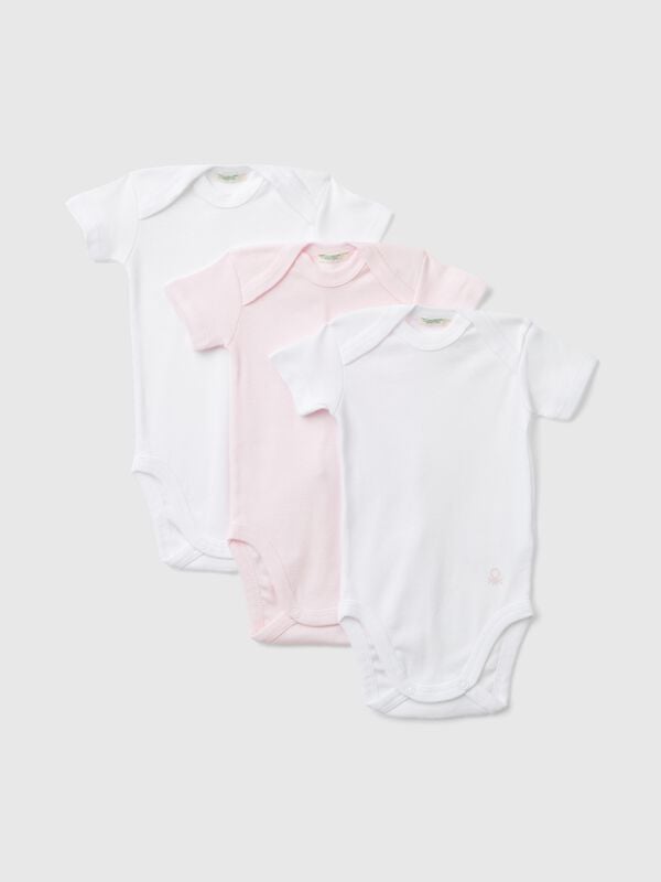 Conjunto body color liso de algodón  Recién nacidos