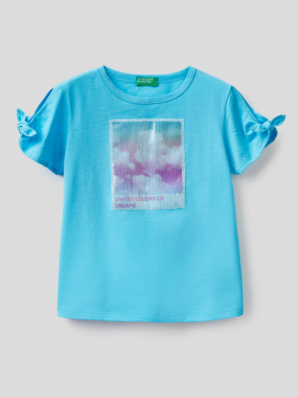 Camiseta con panel de lentejuelas image number 1