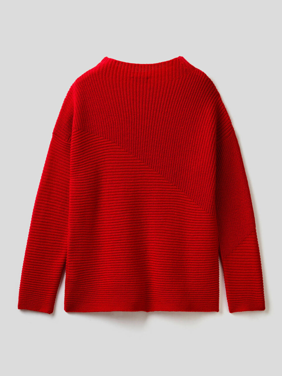 Jersey de lana mixta con botones image number 2