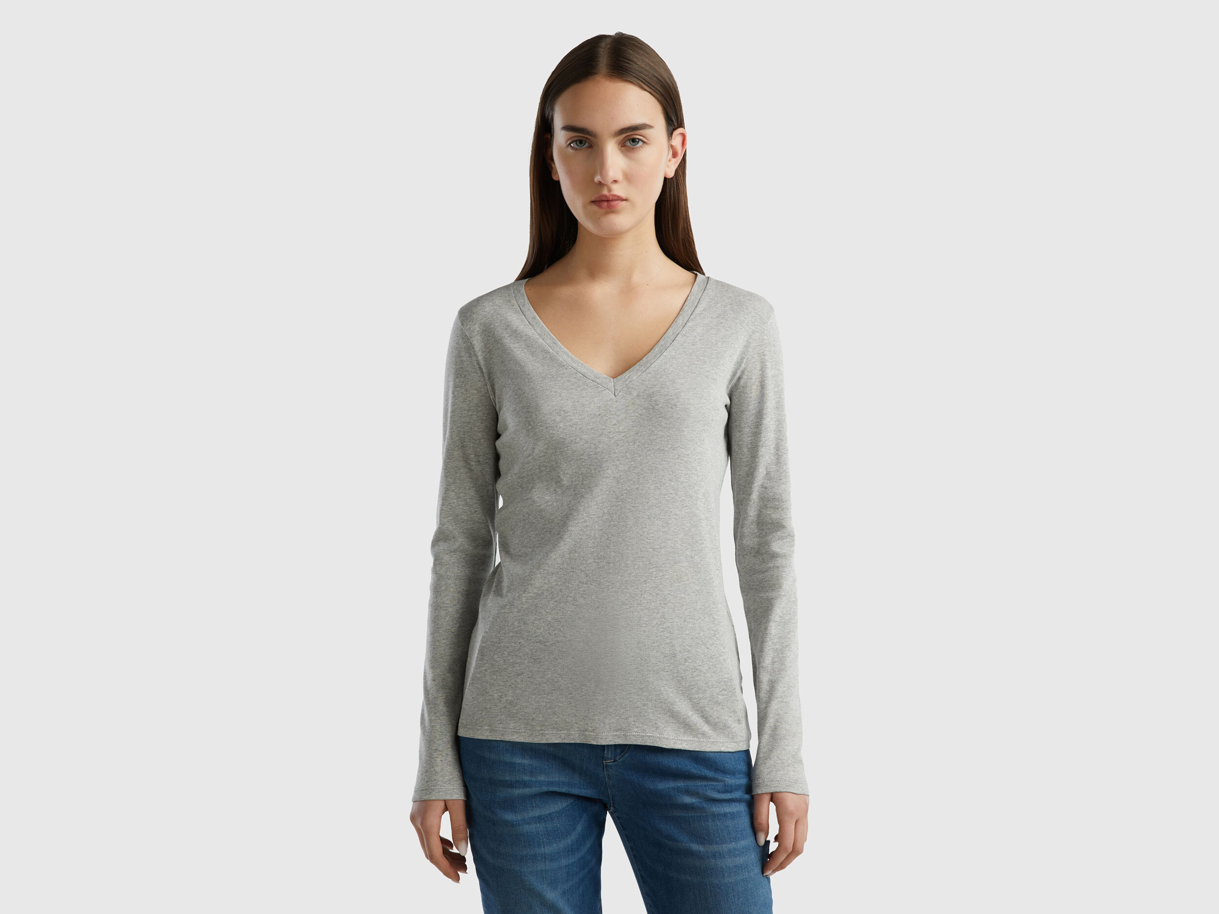Benetton camisetas online manga larga mujer