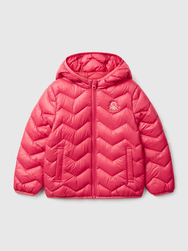 Chaqueta acolchada con capucha Niña