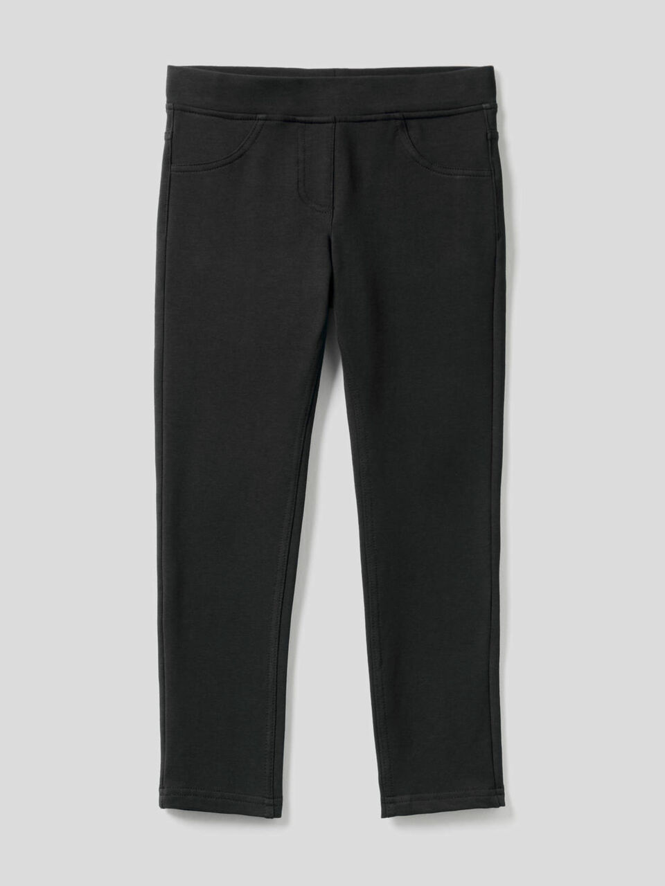 Pantalón de felpa de corte super skinny image number 1
