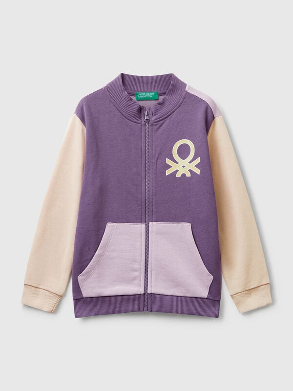 Sudadera con estampado de purpurina Niña